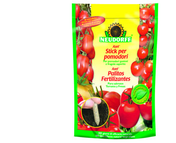 Palitos fertilizantes para tomates y fresas